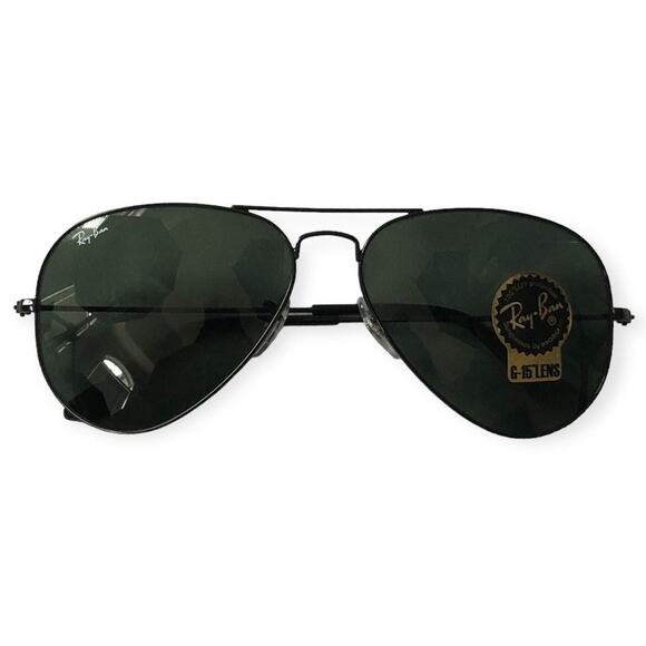 Ray-Ban Aviator Classic Sunglasses RB3025 Black Frame - Picture 3 of 8